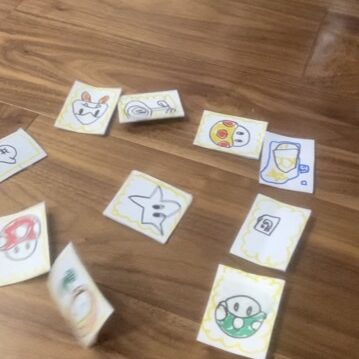 めんこをひっくり返すコツ 雨の日の家遊びにも 一時間工作 チョキママゆりの思考部屋