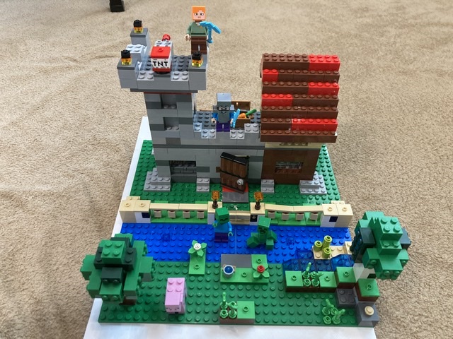 マイクラのレゴを小1の長男が一人で完成できたの巻！（21161）